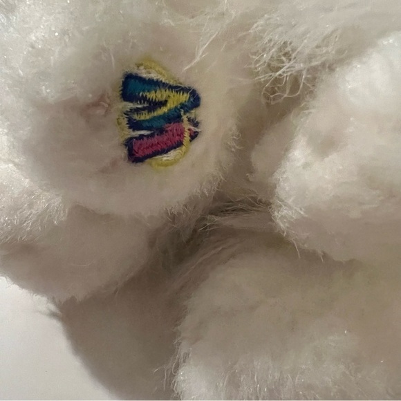 Ganz Webkinz Persian‎ Cat Kitten White Pink Bow Plush Stuffed Animal Toy No Code - Picture 5 of 9